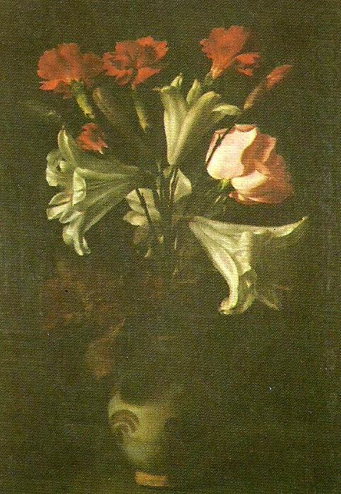 Francisco de Zurbaran flower vase china oil painting image